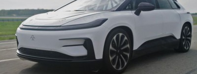 法拉第FF91在加州进行高速测试，时速250km号称“熊猫快车”！