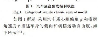 基于耗散性理论的汽车底盘集成非线性鲁棒约束优化控制——吉林大学  一汽  亚太