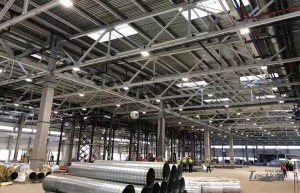 拜腾试制车间首次曝光，主体建筑结构已搭建完成