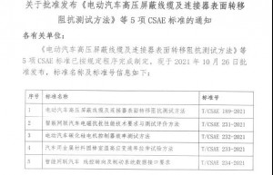 通用技术中国汽研牵头2项CSAE标准发布实施